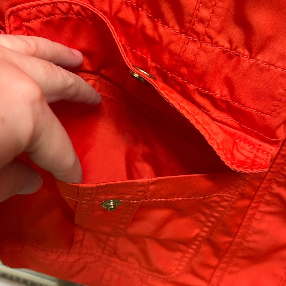 Talbots Orange Rain Jacket - Picture 4 of 6